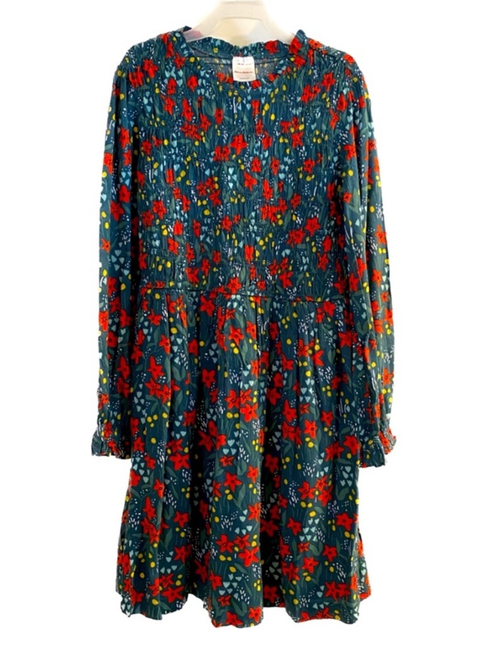 Hanna Andersson Smocked Juniper Dress - US size 8